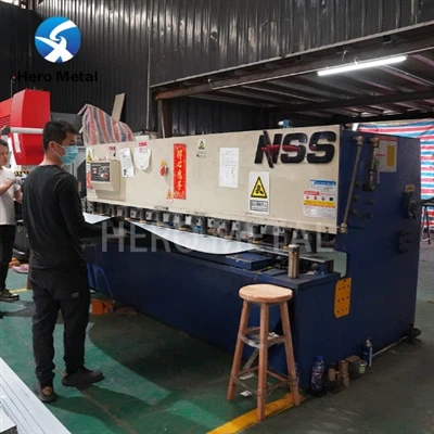 ステンレス装飾ラインの生産手順